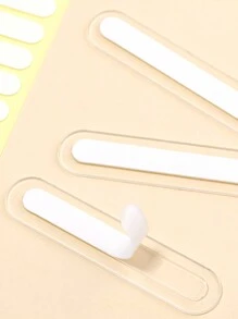 60/120/200/400片装圆形/椭圆形/条形透明美甲展示架胶带，双面美甲展示架，坚固的自粘可移除贴纸，美甲沙龙DIY辅助固定工具，美甲用品，美甲工具，美甲艺术工具，返校季，美甲，美甲工具（适用于按压式美甲） - 彩色 - 查看 9