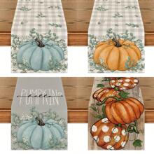 Dây bí ngô chấm bi, Lá bạch đàn bí ngô Buffalo Lattice, Khăn trải bàn mùa thu, Trang trí bàn bếp Lễ Tạ ơn mùa thu, Trang trí tiệc gia đình cho lễ hội, tiệc tùng, sinh nhật, đám cưới và bữa tối, Trang trí Halloween, Trang trí nhà cửa Tiệc Halloween - Nhiều màu - Xem 12