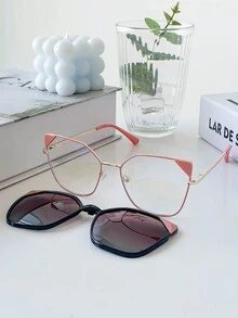 Fashion Glasses - Màu Đỏ Sâu - Xem 2