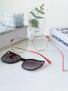 Fashion Glasses - Màu Đỏ Sâu - Xem 6