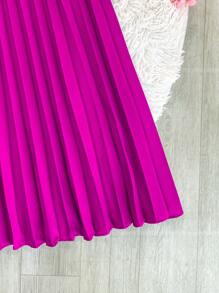 Women Skirts - Red Violet - View 2