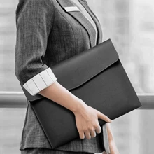 1 cái Hộp đựng hồ sơ di động cỡ lớn - Chất liệu PU, Thiết kế theo chiều dọc, Hoàn hảo cho các tài liệu A4, Không gian lưu trữ có thể mở rộng, Lý tưởng cho gia đình và văn phòng - A4 - Xem 12