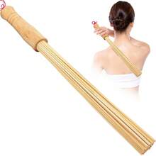 1PC Bamboo Massage Sticks,Bamboo Therapy Massage Body Tool For Relax Muscles - Apricot - View 8