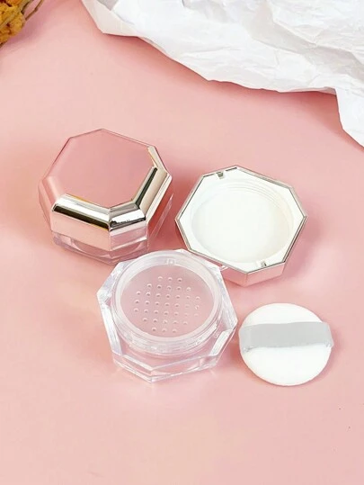 1 Adet Gül Altın Kaplama Sekizgen Pudra Kutusu, Pudra Pudrası, 10g, Seyahat İçin Taşınabilir ve Pudra Sabitleme Şişesi, Makyaj, Ucuz, Oda Dekorasyonu, Tuvalet Masası, Seyahat, Yatak Odası, Makyaj Aksesuarları, Ucuz, Çorap Hediyeleri, Makyaj, Makyaj Aletleri, Ucuz Ürünler, Hediyeler, Kadınlar İçin Hediyeler, Noel Hediyeleri