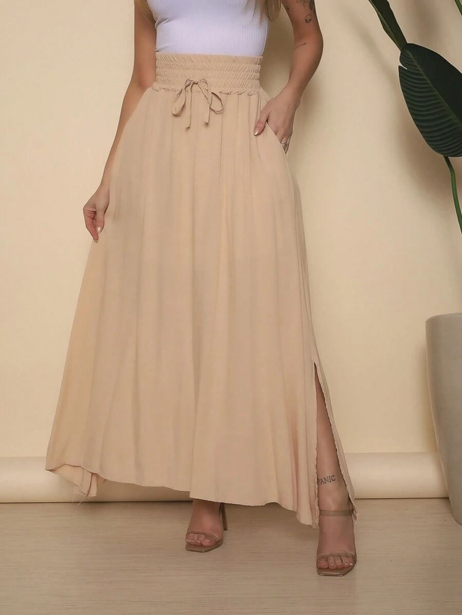 Women Skirts - Màu be - Xem 1