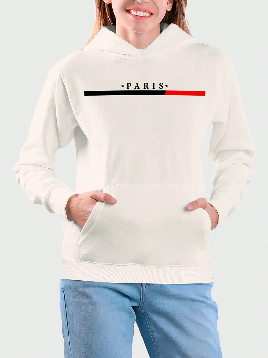 Teen Girls Sweatshirts - Màu be - Xem 1