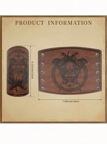 1 peça de acessórios para fantasias medievais, pulseiras, adereços para palco renascentista, alças, mangas de couro, acessórios para dramatização, Natal, Halloween - A - Ver 5