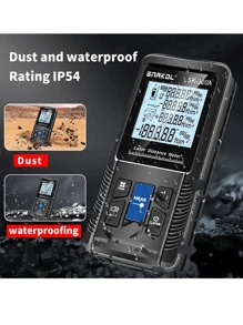 1 Set Snakol Medidor de distancia láser 40m 50m 70m 100m 120m Telémetro digital Rango Finder Trena Roulette Regla Cinta métrica de medición de distancia - Negro - Ver 4