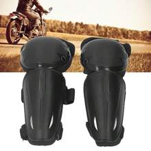 Rodilleras Y Coderas Protectoras Articuladas para Motocicleta, Bicicleta, Protectores para Motociclista Bicicleta, Protección de Rodilla ​ Motociclismo, Rodilleras para Motocross Carreras, Ciclismo. - Negro 3 - Ver 4