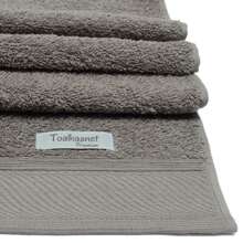 Jogo de toalhas 12 peças Catarina Premium - Gramatura 500 - 6 Banho e 6 Rosto - Hotel Pousada - Toalhas Grossas e Macias