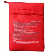 2pcs, Potato Cooker Bag -Quick And Easy MicrowavePotato Cooking Solution, Washable Baked PotatoMicrowave Cooking Quick Fast Cooker Bag, Hotel KitchenAccessories,Storage,Organizer,Organiser,Kitchen,Travel,Kitchen Items,Kitchen Tools,Kitchen Things. - Red - View 8