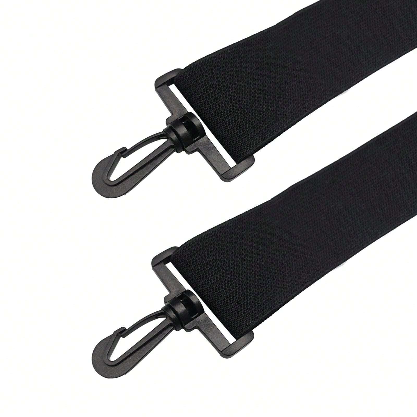 Juego de tirantes para hombre con estilo negro, elásticos y ajustables