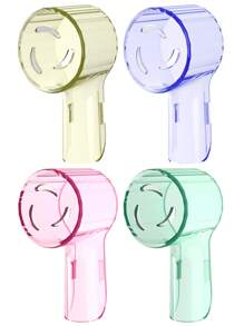 4 件牙刷防尘盖适用于 OralB 圆头电动牙刷和 IO 系列电动牙刷替换刷头盖保护套，适用于旅行和家居