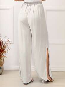 Women Pants - 白色的 - 查看 2