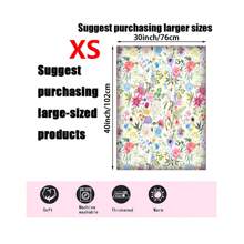 1pc Floral Print Soft And Comfortable Blanket - Ideal Birthday Or Holiday Gift For Travel, Sofa, Bed, And Office Use