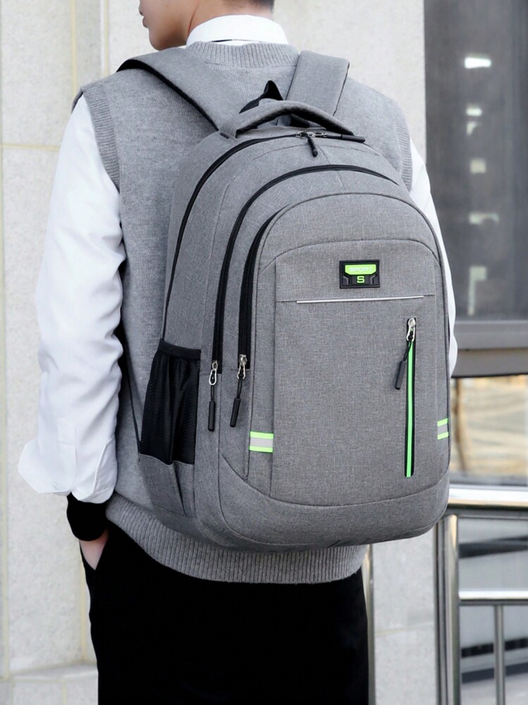 背包、电脑包、单肩包、旅行包、运动包、大学包、学校包、大学包、商务包、户外包、徒步包、露营包、运动包、休闲包、假日必备包、轻便包、可调节肩带包、大容量包、功能性背包、涤纶材质、简约风格、假日包、防水包、便携包、旅行包、黑色背包、商务包、休闲包、旅行背包、男孩礼物、户外包、父亲节礼物、情人节礼物、热销包 - 灰色 - 查看 2