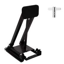 PFUGMU Bass Drum Practice Pads, Folding Bass Pedal Practice Pad For Training Real Feel High Density Rubber Rebound - 黑色 - 查看 1