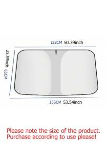 1 Tấm Che Nắng Kính Chắn Gió Xe Hơi Màu Bạc Titan Cao Cấp-Chặn Tia UV & Nhiệt, Phù Hợp Với Hầu Hết Các Xe Ô Tô - Bạc - Xem 13