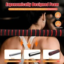 可調重量啞鈴套組，44磅杠鈴組合，適用於家庭健身房，手持啞鈴套組，俯臥撐，自由重量訓練器材，適合男女運動健身 - 黑色 - 查看 3