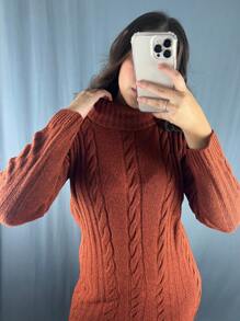 Women Long Dresses - Camel - View 10