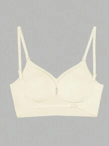 性感露背无肩带文胸，新娘内衣，深V低胸可爱提乳沟女士内衣，瑜伽运动文胸，透气女士文胸，带衬垫学生文胸，适合小胸女性 - 查看 6