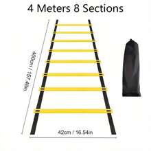 1pc Agile Ladder, Agile Speed Trainer, Can Be Carried Around, Suitable For Indoor And Outdoor And Other Places, Widely Used In Ball Games, Fitness Sports, Etc., Born For Sports! - Multicolor - View 11