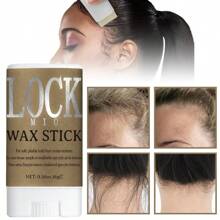 0.56oz/ 16g Hair Wax Stick Smoothing & Slick Stick For Wigs, Non-Greasy Travel Size Styling Pomade Gel For Tames Flyaways Edge Control, Strong Hold Broken Hair Artifact For Texture