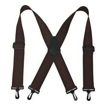 5cm Suspenders For Men Heavy Duty 4 Snap Hooks For Belt Loops Adjustable X Back - SDLB - View 9