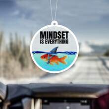 1入組多功能車用香氛劑和衣櫥用香氛劑 - 提升你的駕駛體驗和讓你的衣櫥更加清新！時尚設計的雙用掛飾，可以帶來持久的香氣和改善體驗