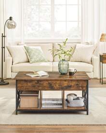 VASAGLE Coffee Tables - Chocolate Brown - View 2