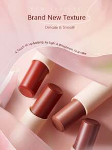 Zeesea Son Velvet Gauzier Matte High Color Rendering Modest Luxury Lipstick - 03 Hoàng hôn rực lửa - Xem 3