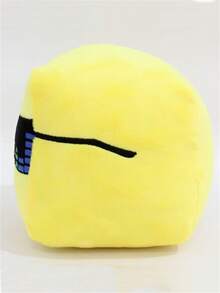 FALIDI 万圣节太阳方形毛绒娃娃枕头、客厅、沙发、卧室装饰、生日礼物、睡眠舒适垫 - 黃色 - 查看 2