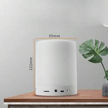 1 cái Chất liệu AABS USB có thể sạc lại Đèn vỗ đầy màu sắc Loa Bluetooth không dây, Đèn ngủ gia đình mini cầm tay cảm ứng thông minh Đèn ngủ để bàn Đèn khí quyển Đèn trang trí - Nhiều màu - Xem 7