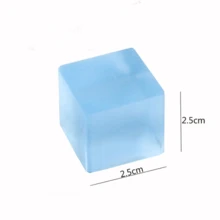 5pcs Ice Cube Squishy Toys, TPR Soft Gel, Cute Stress Relief And Venting Toys For Summer, Icy Cooling Effect - Random Color - View 6