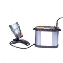 1入組LED感應式頭燈，搭配可充電電池行動電源功能，高功率聚焦可調式手電筒 - 黃光變焦款(感應-行動電源-指南針-側燈功能) - 查看 2