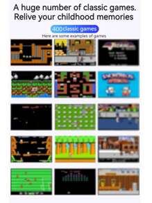 1pc Handheld Game Console  New Retro Game Handheld  Containing 400 Games  Nostalgic Classic Old-Fashioned Game Console Portable Mini Double-Player Small Game Console  Can Be Connected To TV  Teen Memory Birthday Gift - Baby Blue - View 11
