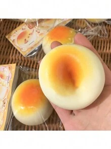 1pc Super Soft Clay Texture Soy Milk Squeezing Toy,High Aesthetic Value, Slow Rebound, Creative And Cute Stress Relief Ball,Relieve Tension, Anxiety, And Improve Attention,Very Suitable For  Or ADHD,Birthday Gifts, Party Gifts, Classroom Prizes(Random Style)