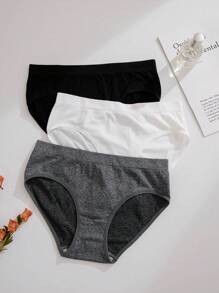 3入組多色無痕中腰舒適女士內褲 - 彩色 - 查看 2