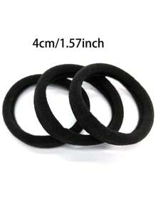 10-100pcs Simple Seamless High Elasticity Women's Basic Hair Ties, Suitable For Daily Use,Hair Accessories,Ponytail ,Hair Rope