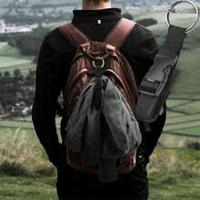 Dây đeo hành lý du lịch đa chức năng - Thiết kế siêu di động, đa năng và có thể điều chỉnh với cấu trúc bằng nylon màu đen - Hoàn hảo cho những chuyến phiêu lưu ngoài trời thông thường và các chuyến du ngoạn Phụ kiện du lịch Đồ dùng thiết yếu khi đi du lịch Phụ kiện ô tô Phụ kiện ngoài trời Hộp đựng máy bay Những thứ hữu ích Đồ dùng thiết yếu cho mùa hè Phụ kiện văn phòng - màu đen - Xem 3