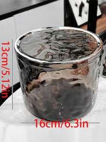 1pc Press On Desktop Trash Can, Light Luxury Water Ripple Storage Basket, Press On Desktop Trash Can, Living Room Miscellaneous Bin, Car Mounted Home Office Desk Restaurant Storage Box, Plastic Trash Can, Multifunctional Desktop And Bathroom Trash Can, Laundry Bead Storage Home Bathroom Decor Bathroom Organizer Fall Decor Back To School