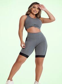 Women Sports Sets - Xám - Xem 1