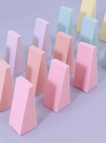 50个装化妆海绵粉扑，化妆海绵，散粉扑，干湿两用化妆海绵 - 彩色 - 查看 2