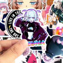 50PCS Anime CALL OF THE NIGHT Vampire Graffiti Stickers Personalized Fashion Creative DIY Exquisite Decorative Stickers Skateboard Guitar Refrigerator Helmet Decals Toys