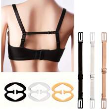 Invisible Bra Strap Clips Set, Non-Slip Buckle Hidden Bra Straps And Elastic Adjustable Bra Straps, Women's Underwear And Lingerie Accessories Harness - Multicolor - View 1