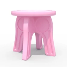 1 Ghế ngồi bơm hơi PE màu trơn cho trẻ em, Ghế nhỏ lắp ráp bằng nhựa có thể tháo rời cho trẻ mẫu giáo, Ghế đẩu hoạt hình dày cho trẻ em trong nhà/ngoài trời, Ghế đẩu vuông - Nhiều màu - Xem 5