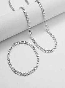 Women Necklace Sets - 銀色 - 查看 1