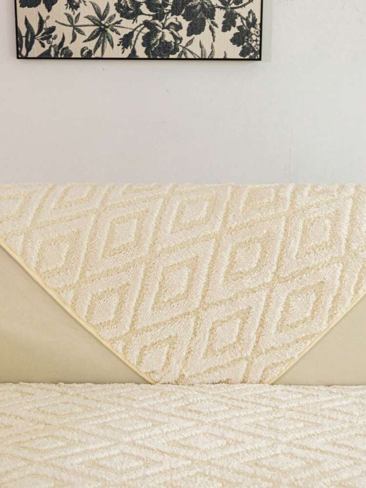 1 Đệm Sofa Sang Trọng, Dày & Ấm Áp, Thiết Kế Hiện Đại Và Đơn Giản, Tất Cả Các Mùa, Chống Trơn Trượt, Có Thể Giặt Bằng Máy, Chống Bụi, Chống Bám Bẩn, Không Phai Màu Hay Rụng Lông, Thích Hợp Cho Hình Chữ L Và 1/2/3/4 -Ghế Sofa, Thu Đông - Màu be - Xem 6