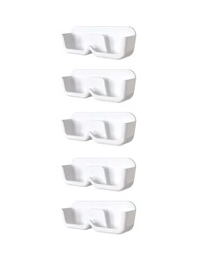 1pc High-end Glasses Storage Box, Easy To Install Wall-mounted Sunglasses Rack, Perfect For Displaying And Storing Glasses - White - View 11