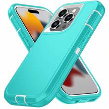 Funda protectora para teléfono a prueba de caídas, golpes y abrasiones, de Body completo, resistente, de tres en uno, compatible con iPhone, Galaxy, HONOR, REDMi, resistente al agua y a los arañazos